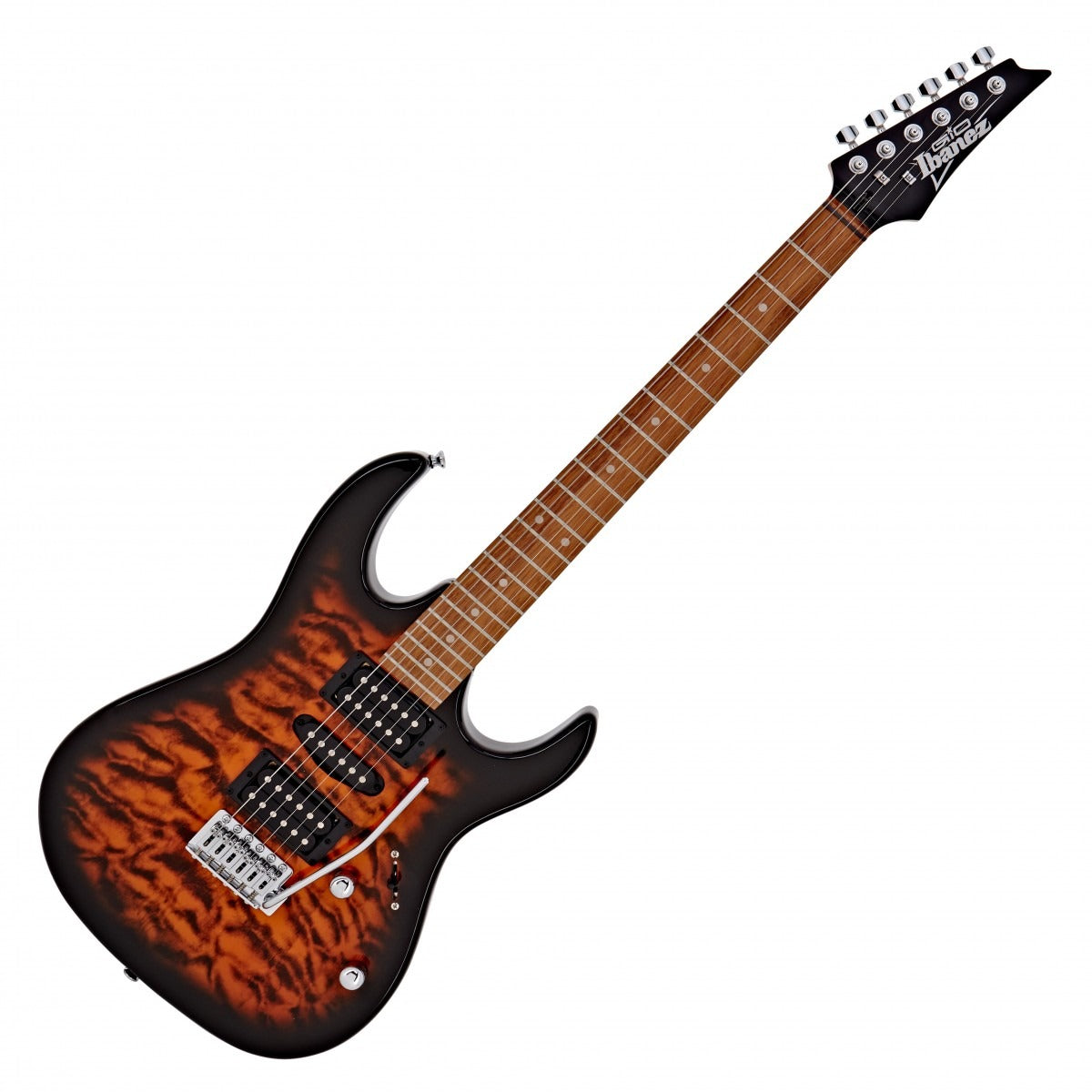 Đàn Guitar Điện Ibanez GRX70QA, HSH, RG Gio Series, Sunburst