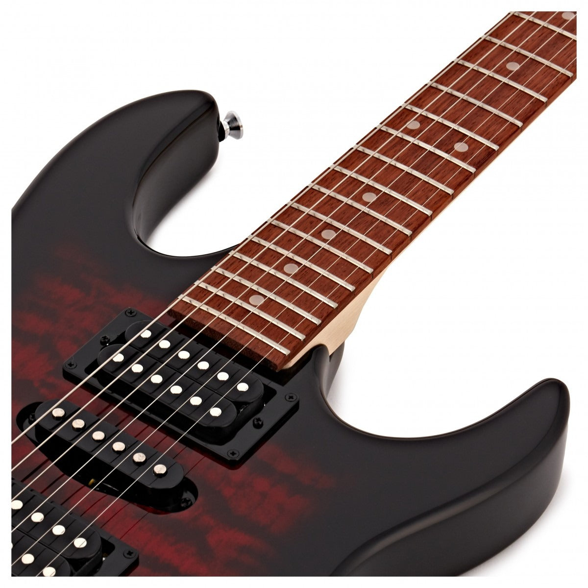 Đàn Guitar Điện Ibanez GRX70QA, HSH, RG Gio Series, Transparent Red Burst
