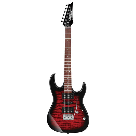 Đàn Guitar Điện Ibanez GRX70QA, HSH, RG Gio Series, Transparent Red Burst
