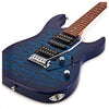 Đàn Guitar Điện Ibanez GRX70QA, HSH, RG Gio Series, Transparent Blue Burst