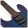 Đàn Guitar Điện Ibanez GRX70QAL, HSH, Left-Handed, RG Gio Series, Transparent Blue Burst