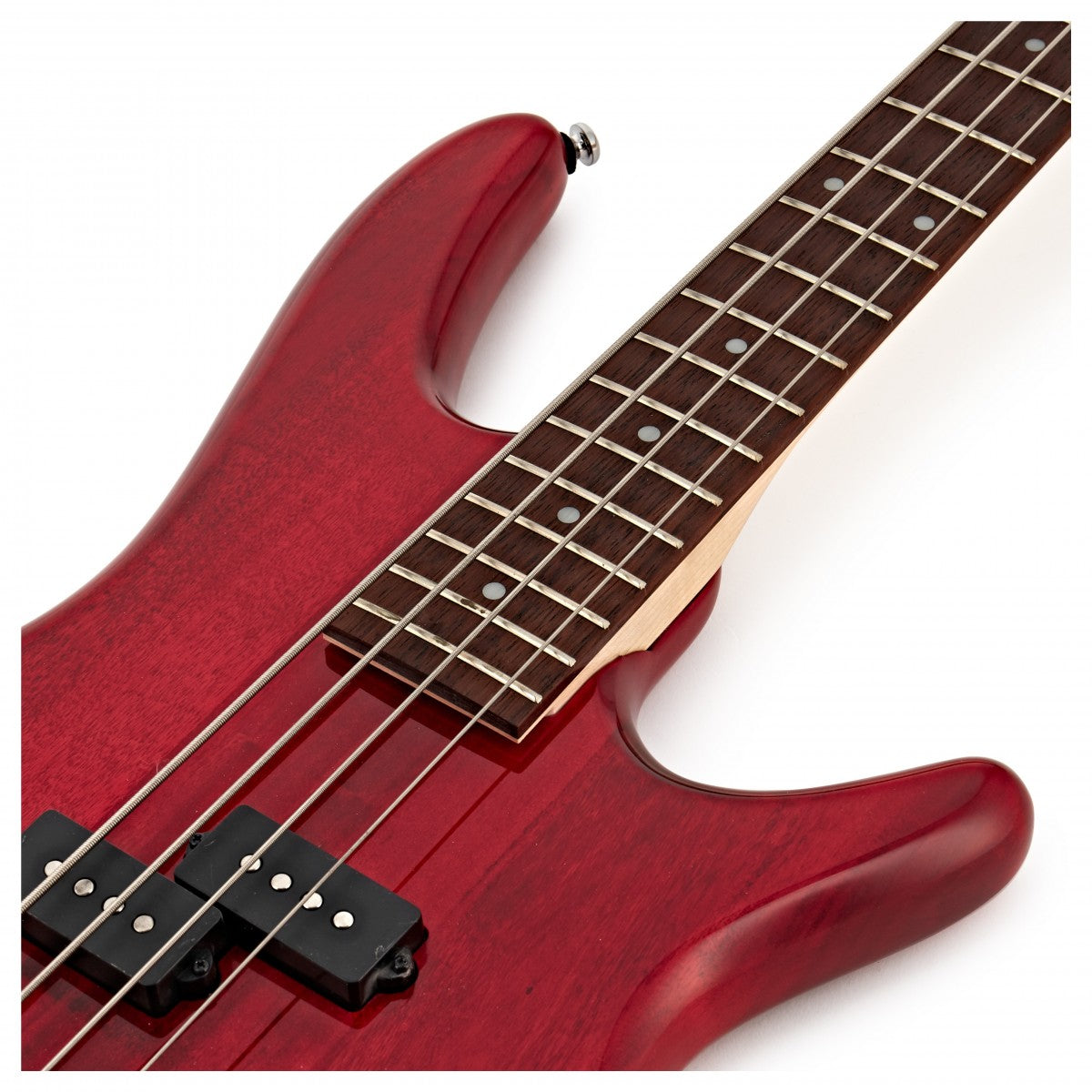 Đàn Guitar Bass Ibanez SR GIO, Ibanez GSR200, Transparent Red