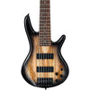 Đàn Guitar Bass 6-Dây Ibanez SR GIO, Ibanez GSR206SM, Natural Gray Burst