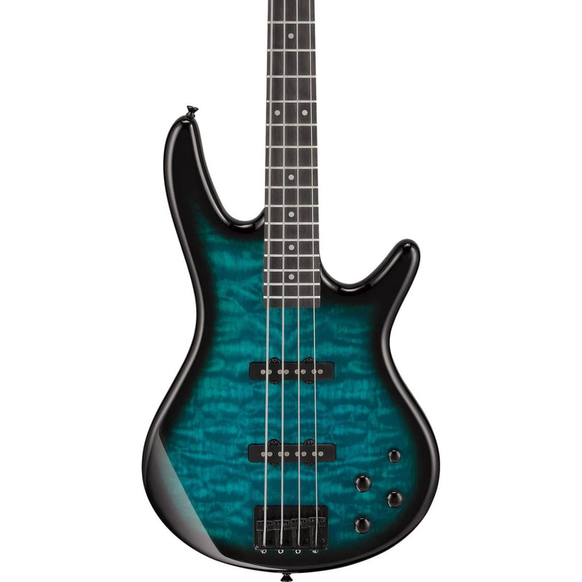 Đàn Guitar Bass Ibanez SR GIO, Ibanez GSR280QA, Transparent Marine Sunburst