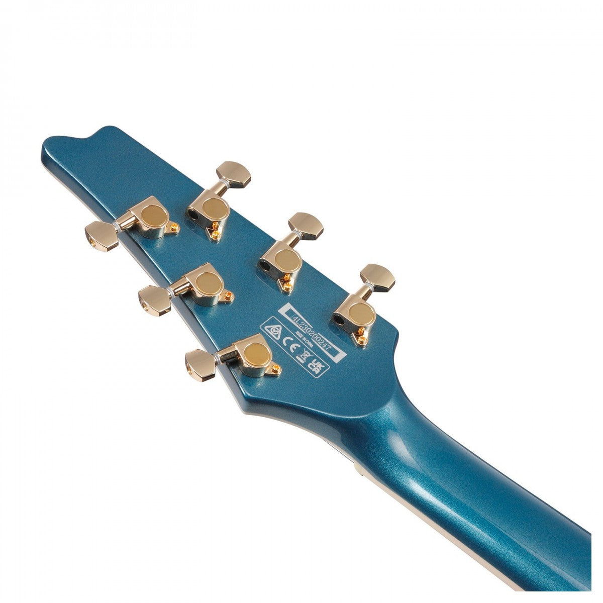 Đàn Guitar Điện Ibanez Iceman IC420, HH, Antique Blue Metallic