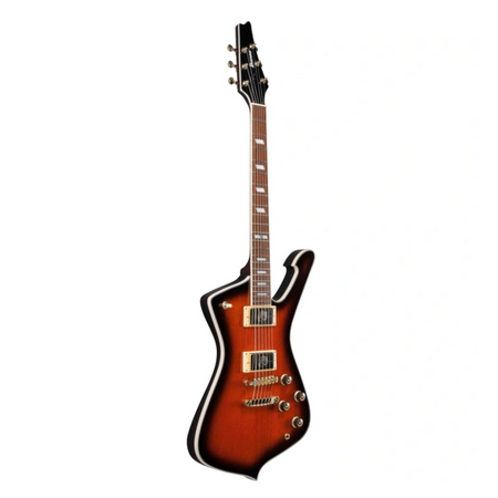 Đàn Guitar Điện Ibanez Iceman IC420, HH, Antique Autumn Burst