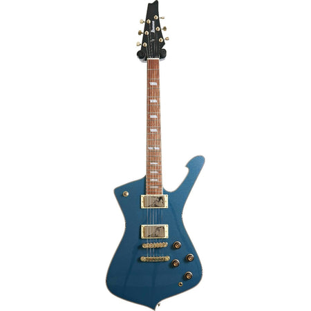 Đàn Guitar Điện Ibanez Iceman IC420, HH, Antique Blue Metallic