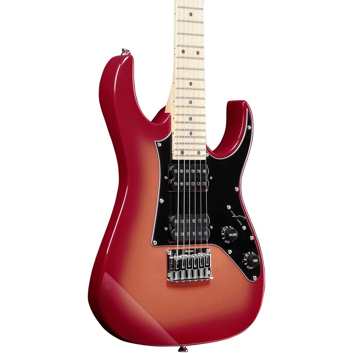 Đàn Guitar Điện Ibanez MiKro GRGM21M, HH, Orange Burst