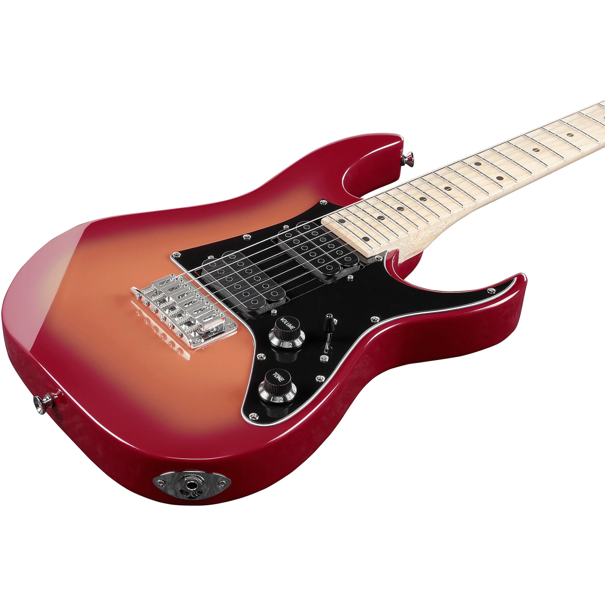 Đàn Guitar Điện Ibanez MiKro GRGM21M, HH, Orange Burst