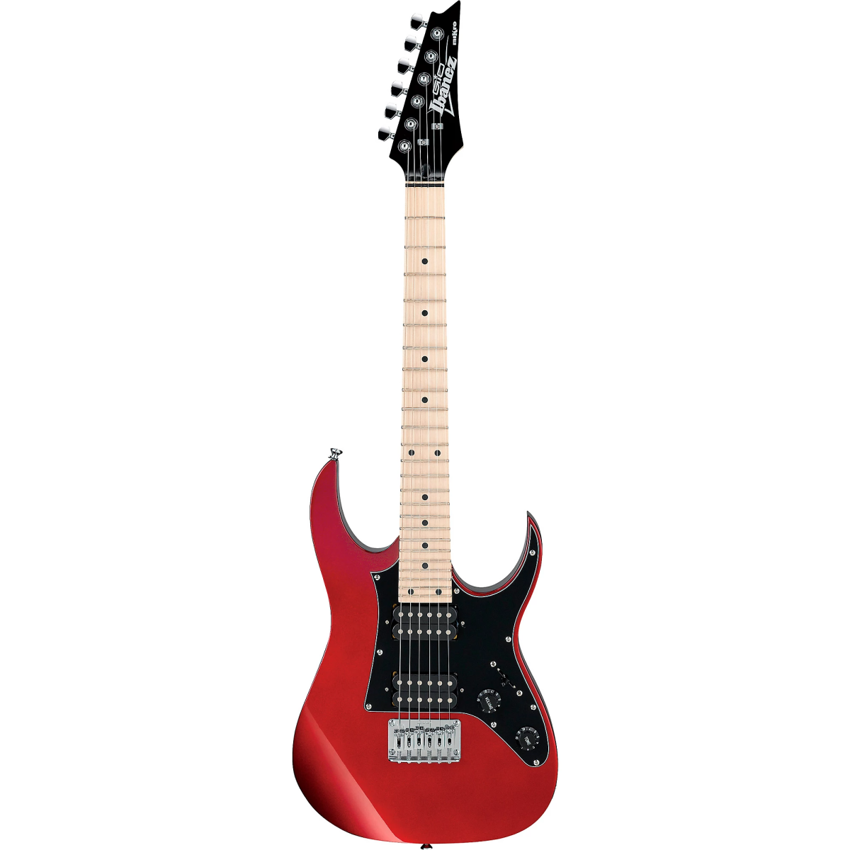 Đàn Guitar Điện Ibanez MiKro GRGM21M, HH, Candy Apple