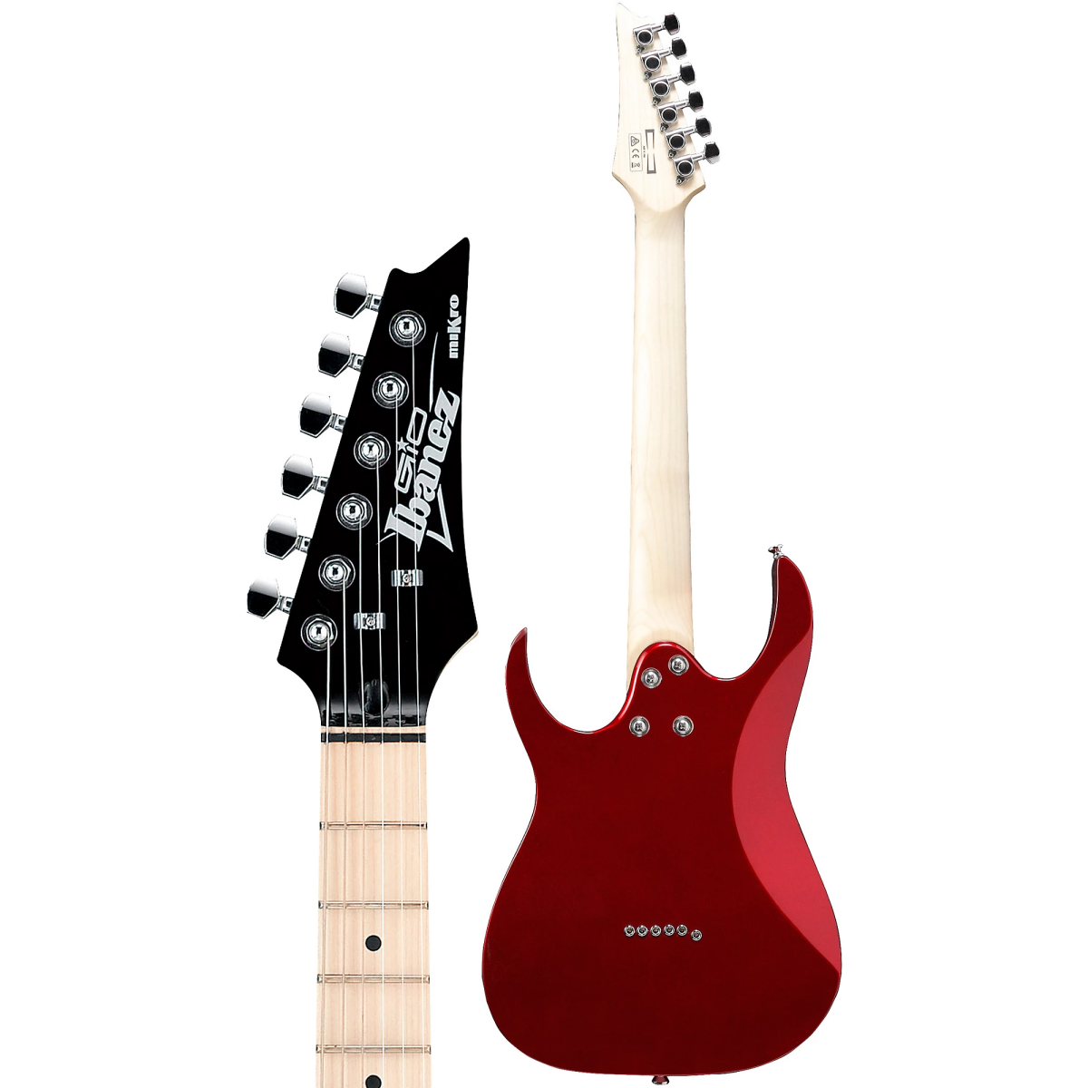 Đàn Guitar Điện Ibanez MiKro GRGM21M, HH, Candy Apple