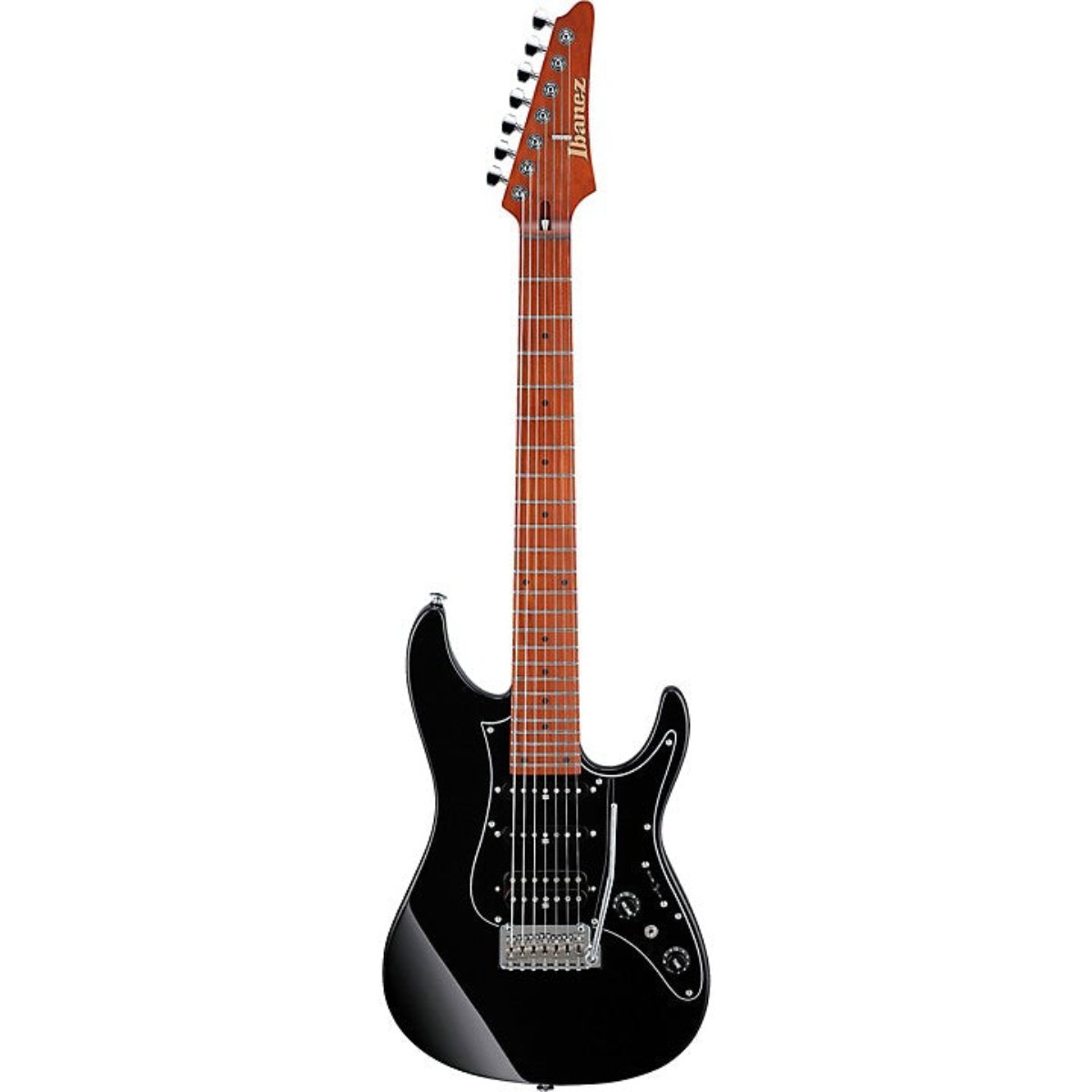 Đàn Guitar Điện 7 Dây Ibanez Prestige AZ24047, HSS, Black w/Case