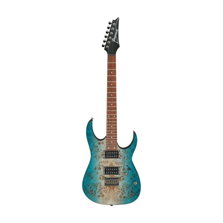 Đàn Guitar Điện Ibanez RG421PB, HH, Caribbean Shoreline Flat