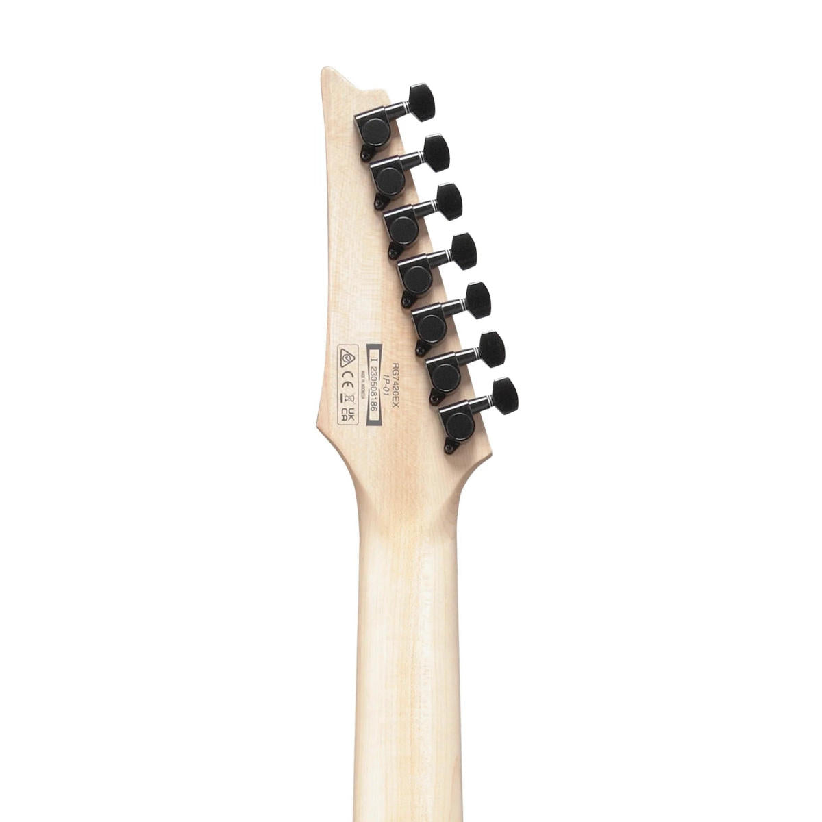 Đàn Guitar Điện Ibanez RG7420EX, HH, 7 Dây, RG Standard Series, Black Flat