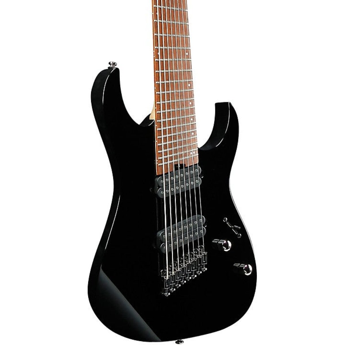 Đàn Guitar Điện Ibanez RGMS8 Multi Scale 8 String, HH, Black