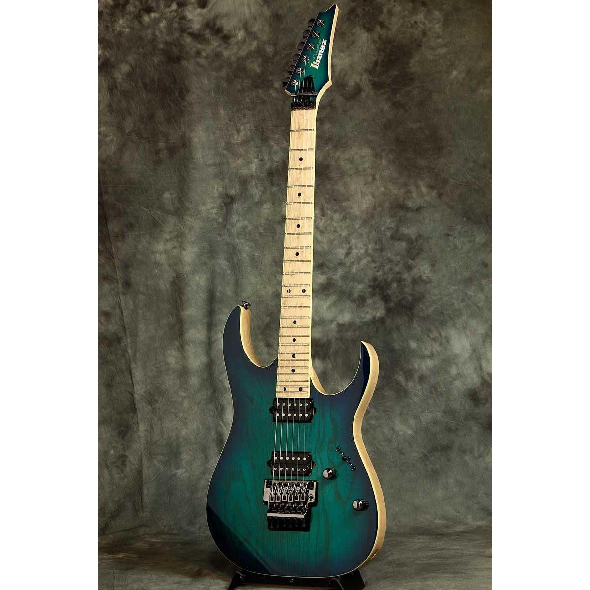 Đàn Guitar Điện Ibanez Prestige RG652AHM, HH, Nebula Green Burst