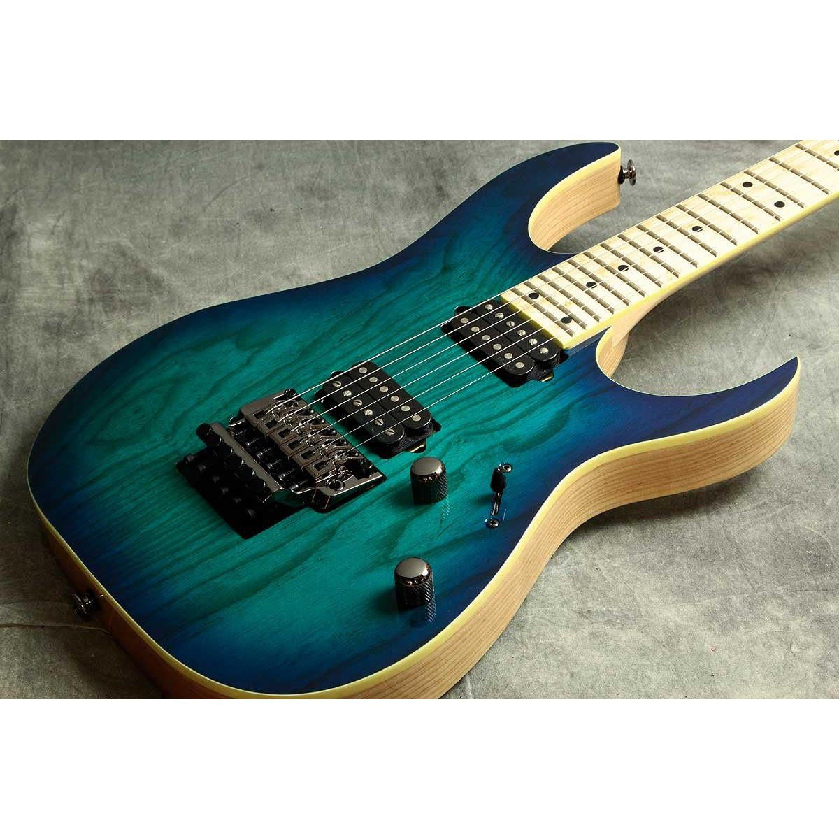 Đàn Guitar Điện Ibanez Prestige RG652AHM, HH, Nebula Green Burst