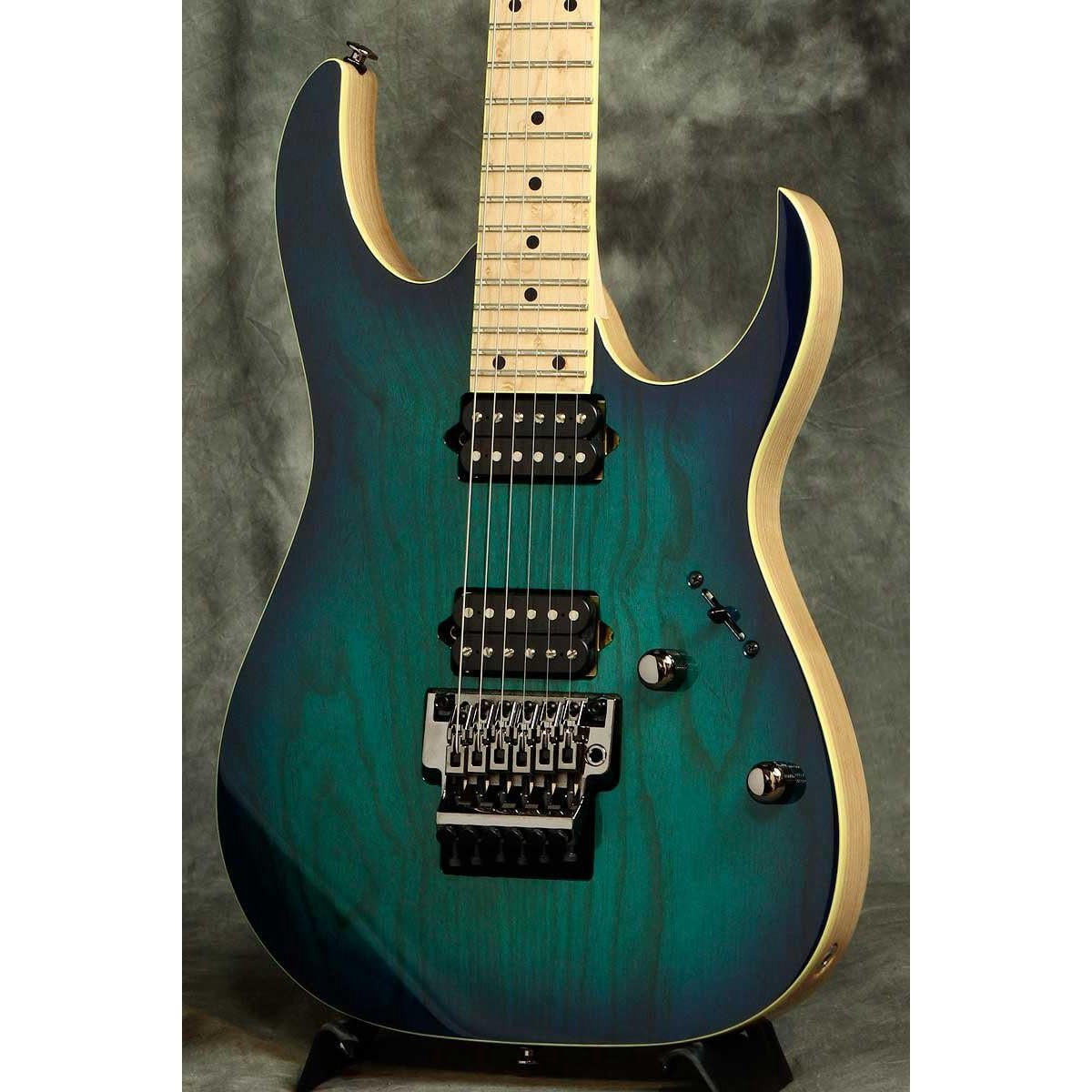 Đàn Guitar Điện Ibanez Prestige RG652AHM, HH, Nebula Green Burst