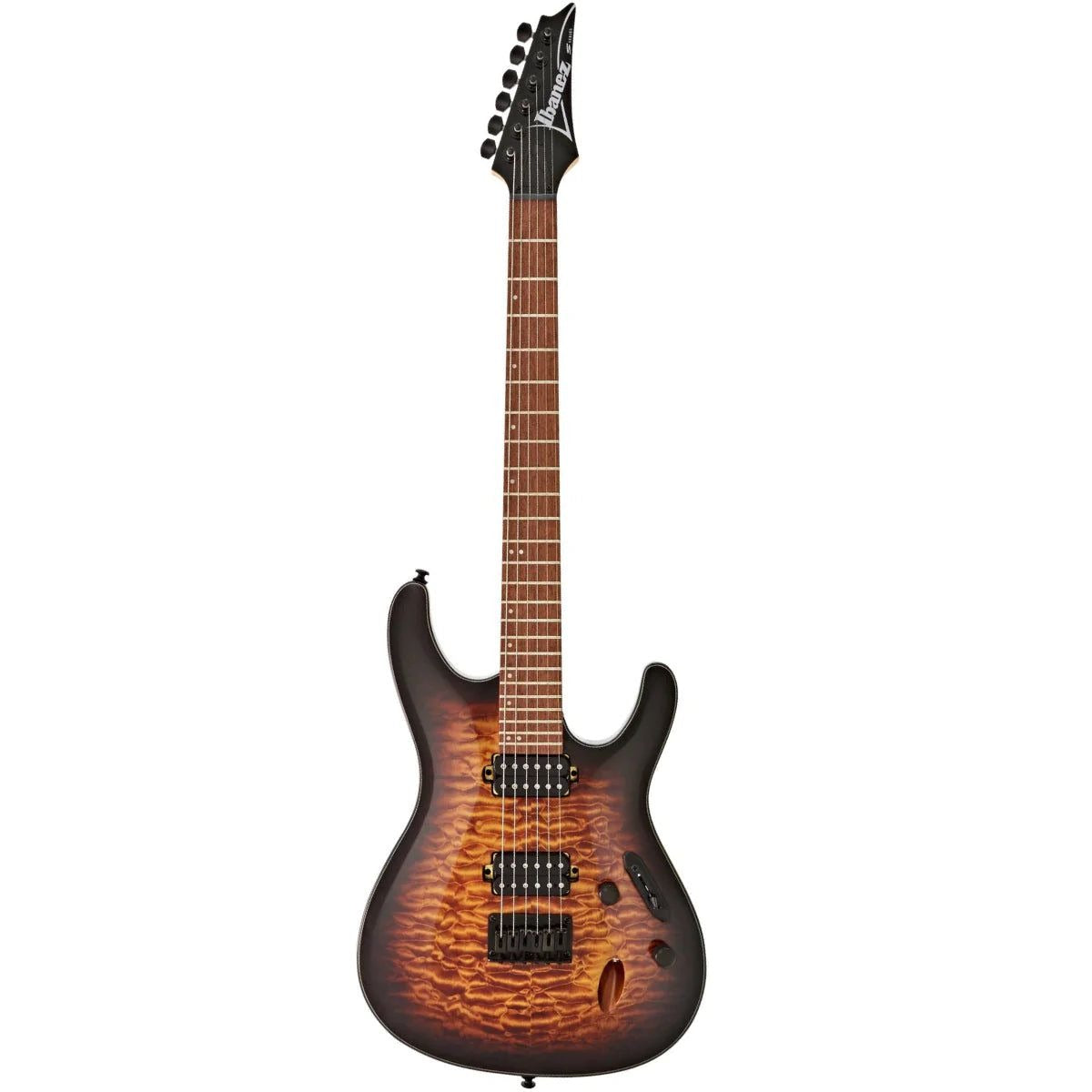 Đàn Guitar Điện Ibanez S621QM, HH, S Standard Series, Dragon Eye Burst