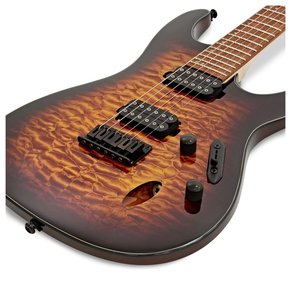 Đàn Guitar Điện Ibanez S621QM, HH, S Standard Series, Dragon Eye Burst