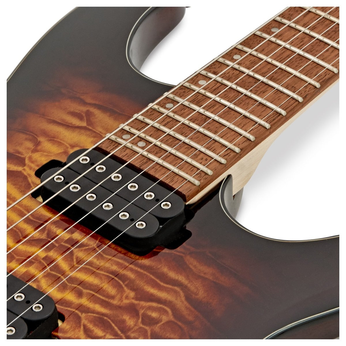 Đàn Guitar Điện Ibanez S621QM, HH, S Standard Series, Dragon Eye Burst
