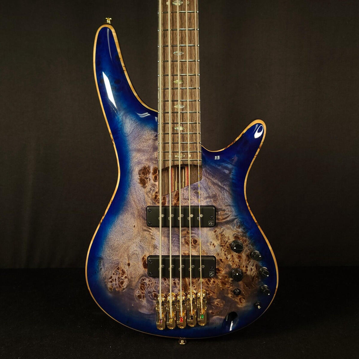 Đàn Guitar Bass 5-Dây Ibanez SR Premium, Ibanez SR2605, Cerulean Blue Burst w/Bag