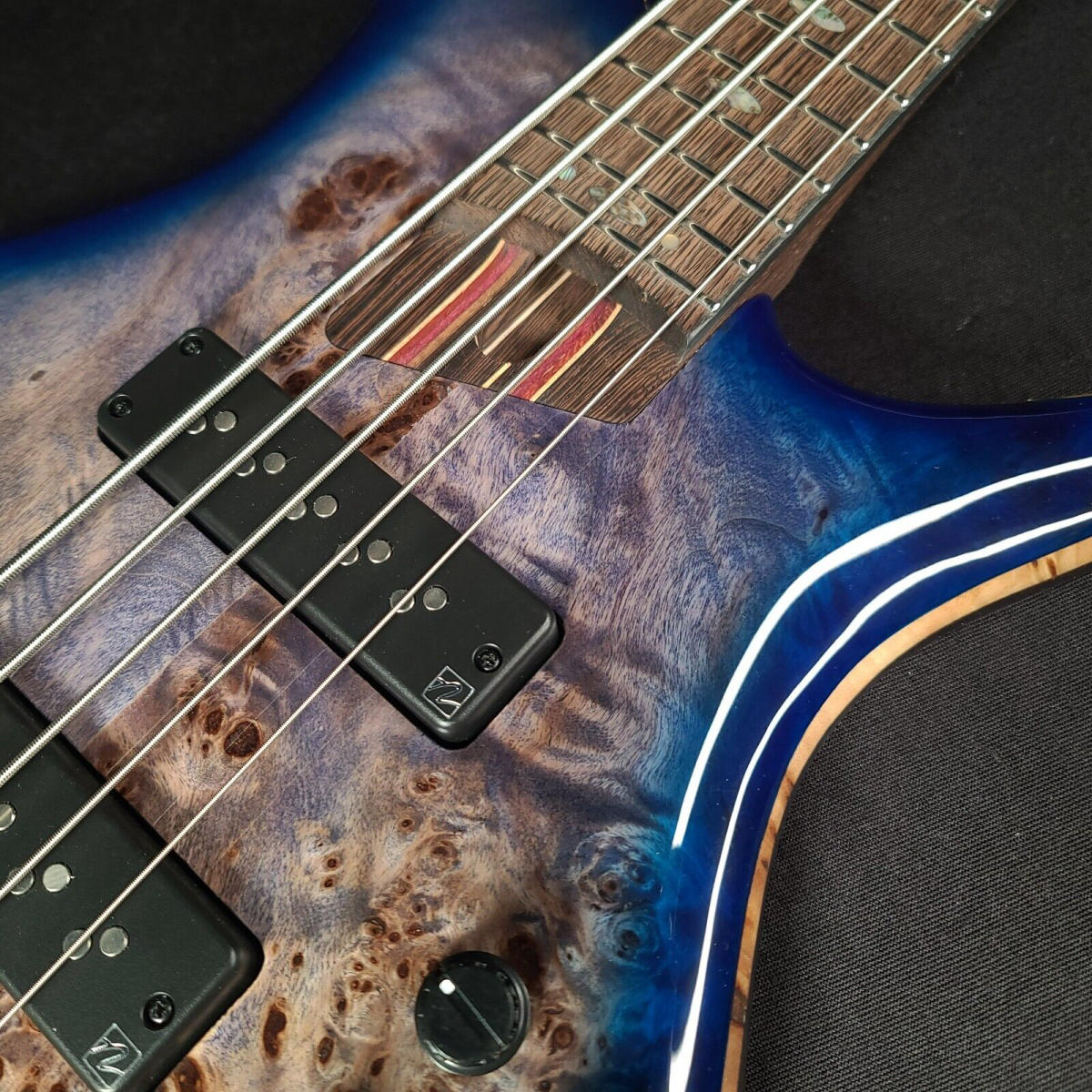 Đàn Guitar Bass 5-Dây Ibanez SR Premium, Ibanez SR2605, Cerulean Blue Burst w/Bag
