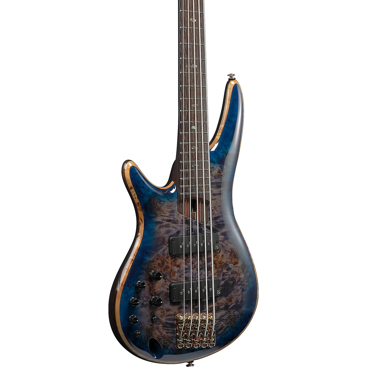 Đàn Guitar Bass Ibanez SR Premium, Ibanez SR2605L Left-Handed, Cerulean Blue Burst w/Bag