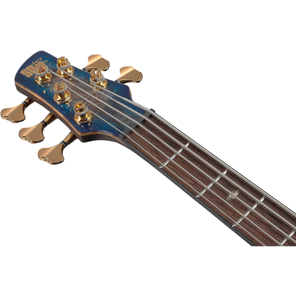 Đàn Guitar Bass Ibanez SR Premium, Ibanez SR2605L Left-Handed, Cerulean Blue Burst w/Bag