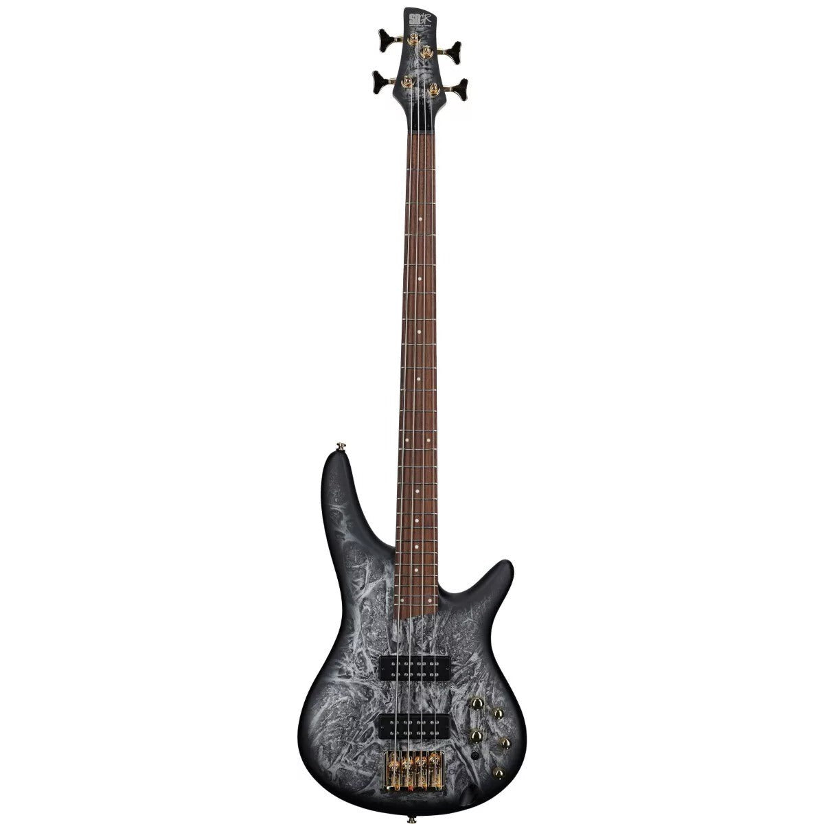 Đàn Guitar Bass Ibanez SR Standard, Ibanez SR300EDX, Black Ice Frozen Matte