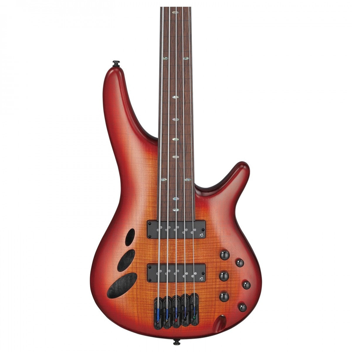 Đàn Guitar Bass Fretless 5-Dây Ibanez SR Bass Workshop, Ibanez SRD900F, Brown Topaz Burst Low Gloss