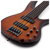 Đàn Guitar Bass Ibanez Bass Workshop SRF700 Fretless, Brown Burst Flat