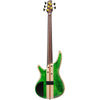 Đàn Guitar Bass 5 Dây Ibanez Premium, Ibanez SR5FMDX2, Trans Green w/Bag