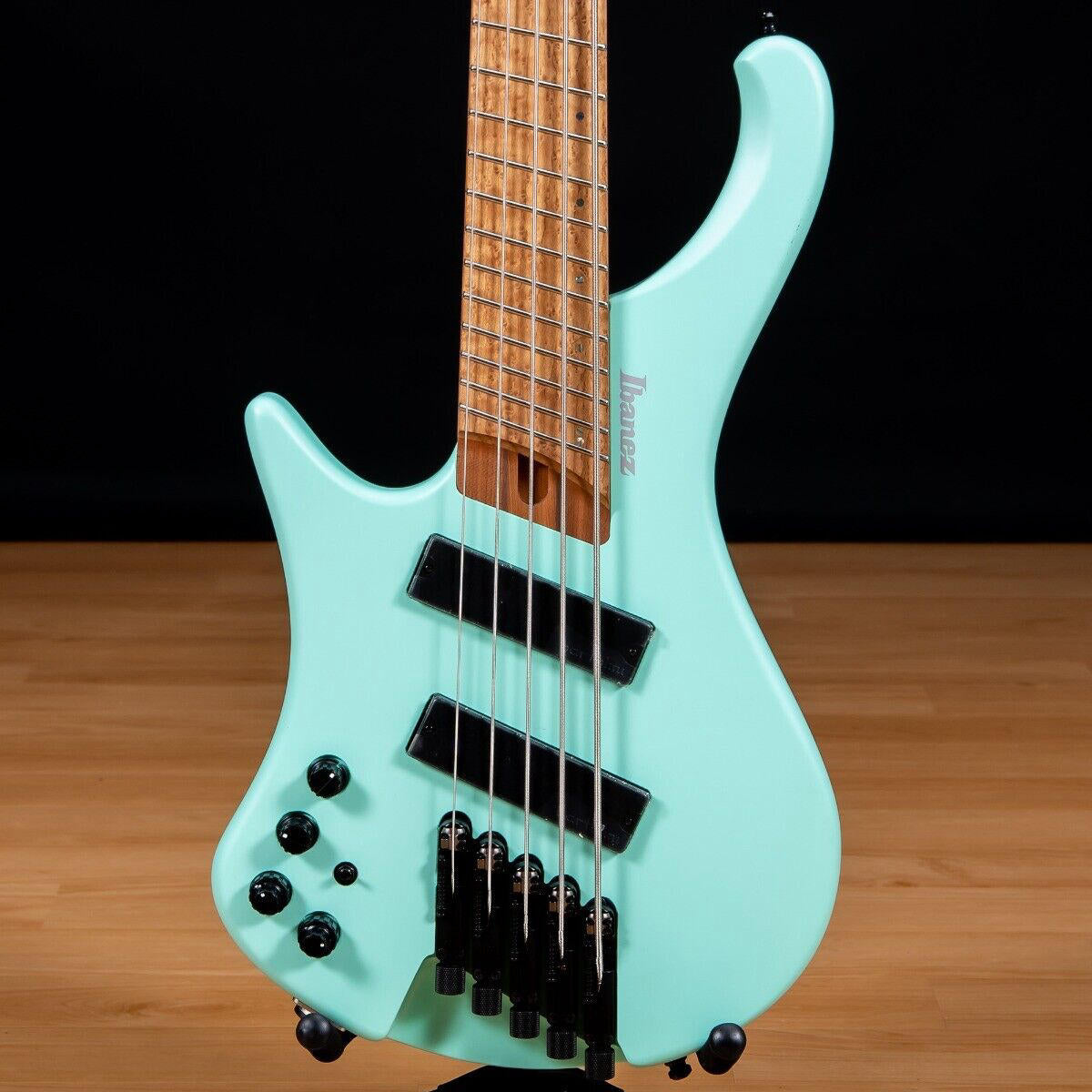 Đàn Guitar Bass 5-Dây Ibanez Bass Workshop, Ibanez EHB1005MSL Left-Handed, Sea Foam Green Matte w/Bag