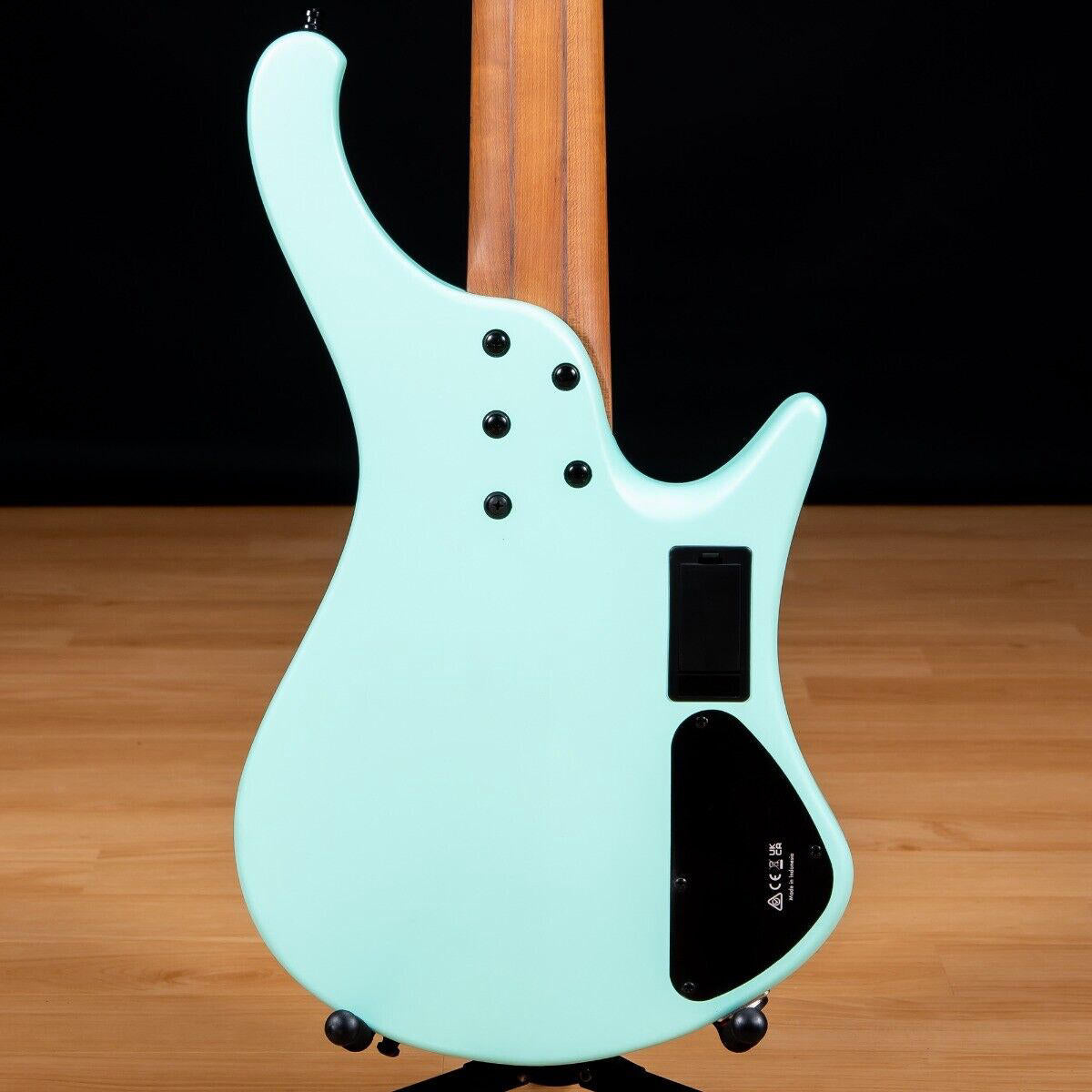 Đàn Guitar Bass 5-Dây Ibanez Bass Workshop, Ibanez EHB1005MSL Left-Handed, Sea Foam Green Matte w/Bag