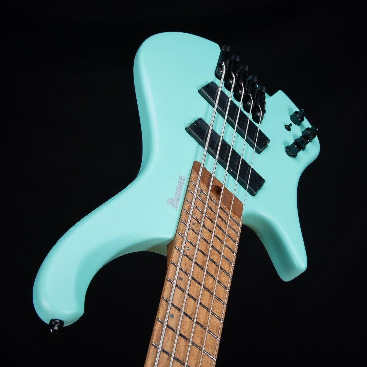 Đàn Guitar Bass 5-Dây Ibanez Bass Workshop, Ibanez EHB1005MSL Left-Handed, Sea Foam Green Matte w/Bag