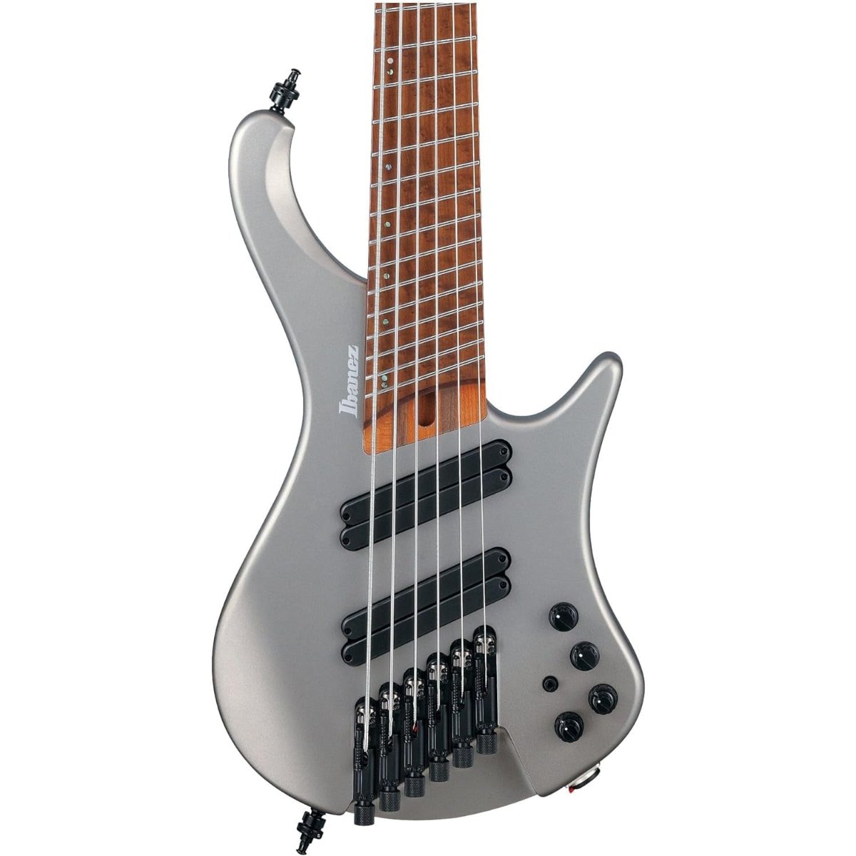 Đàn Guitar Bass 6-Dây Ibanez Bass Workshop, Ibanez EHB1006MS, Metallic Gray Matte w/Bag