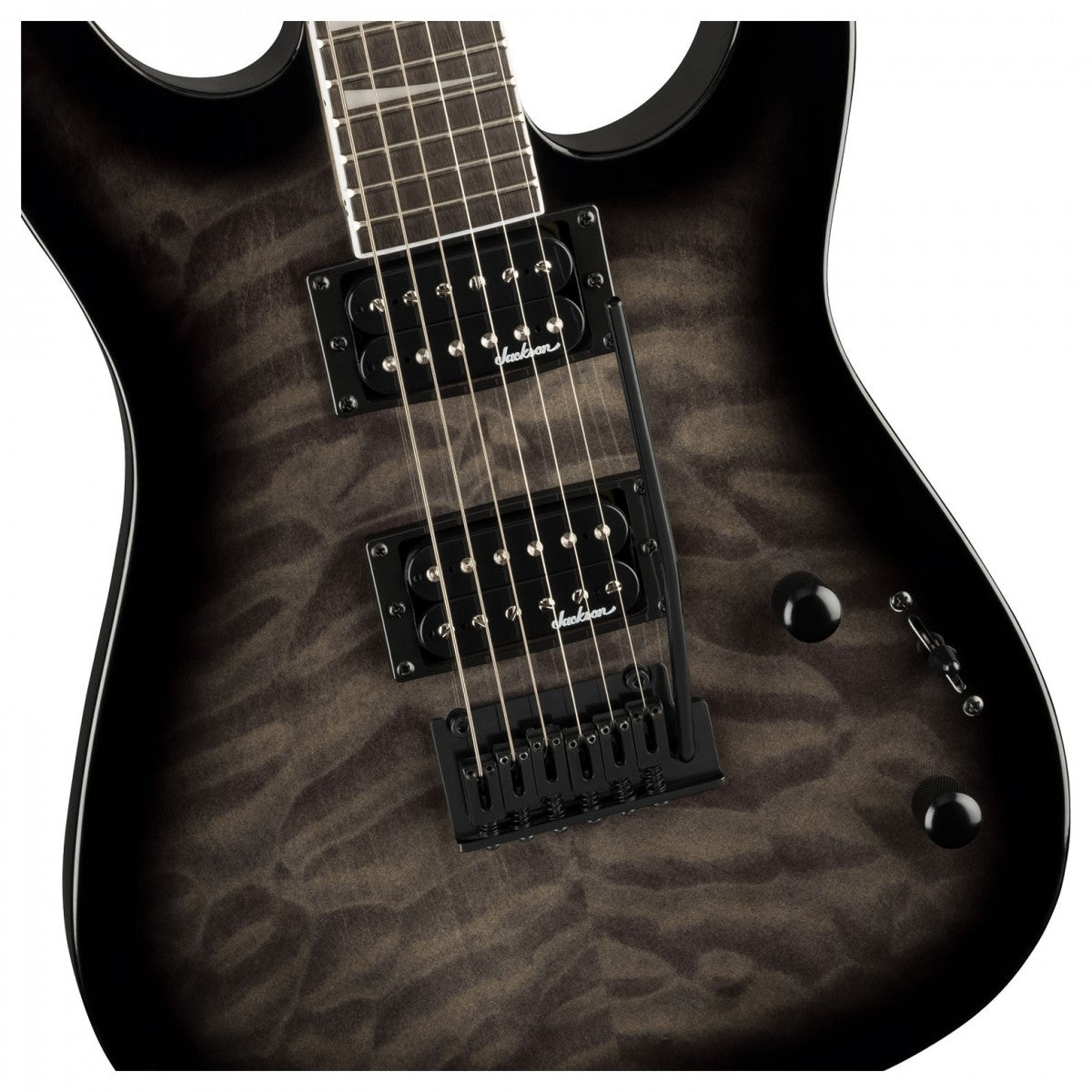 Đàn Guitar Điện Jackson JS Series Dinky JS20 DKQ 2PT, HH, Transparent Black, #2910211585