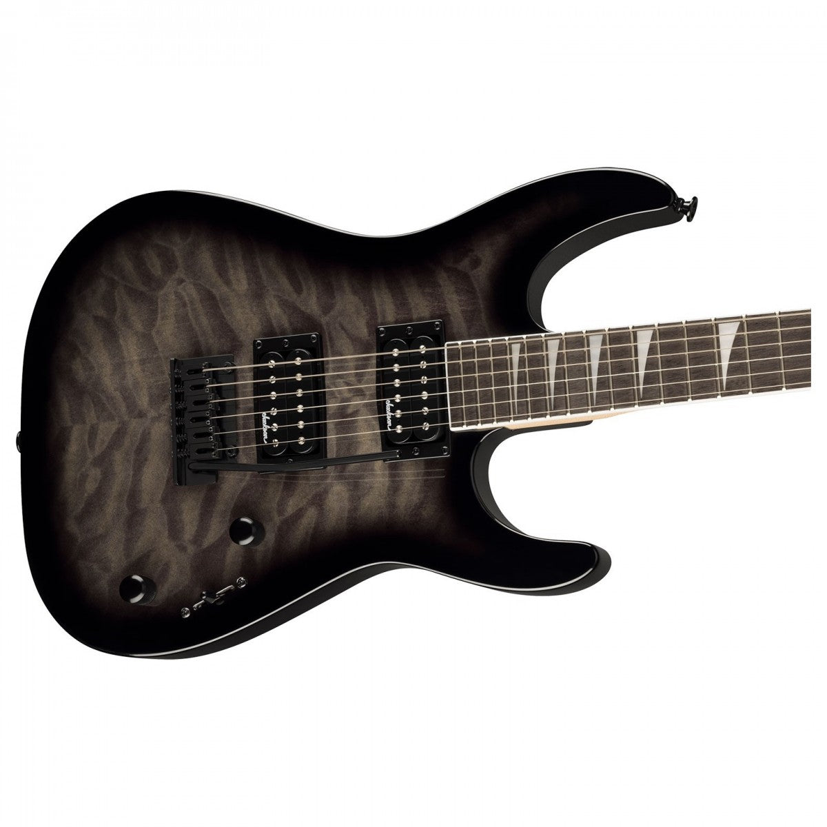 Đàn Guitar Điện Jackson JS Series Dinky JS20 DKQ 2PT, HH, Transparent Black, #2910211585