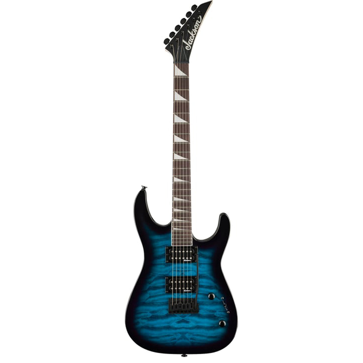 Đàn Guitar Điện Jackson JS Series Dinky JS20 DKQ 2PT, HH, Transparent Blue, #2910211586