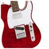 Đàn Guitar Điện Squier Affinity Series Telecaster FMT SH, Indian Laurel Fingerboard, Crimson Red Transparent, #0378280538