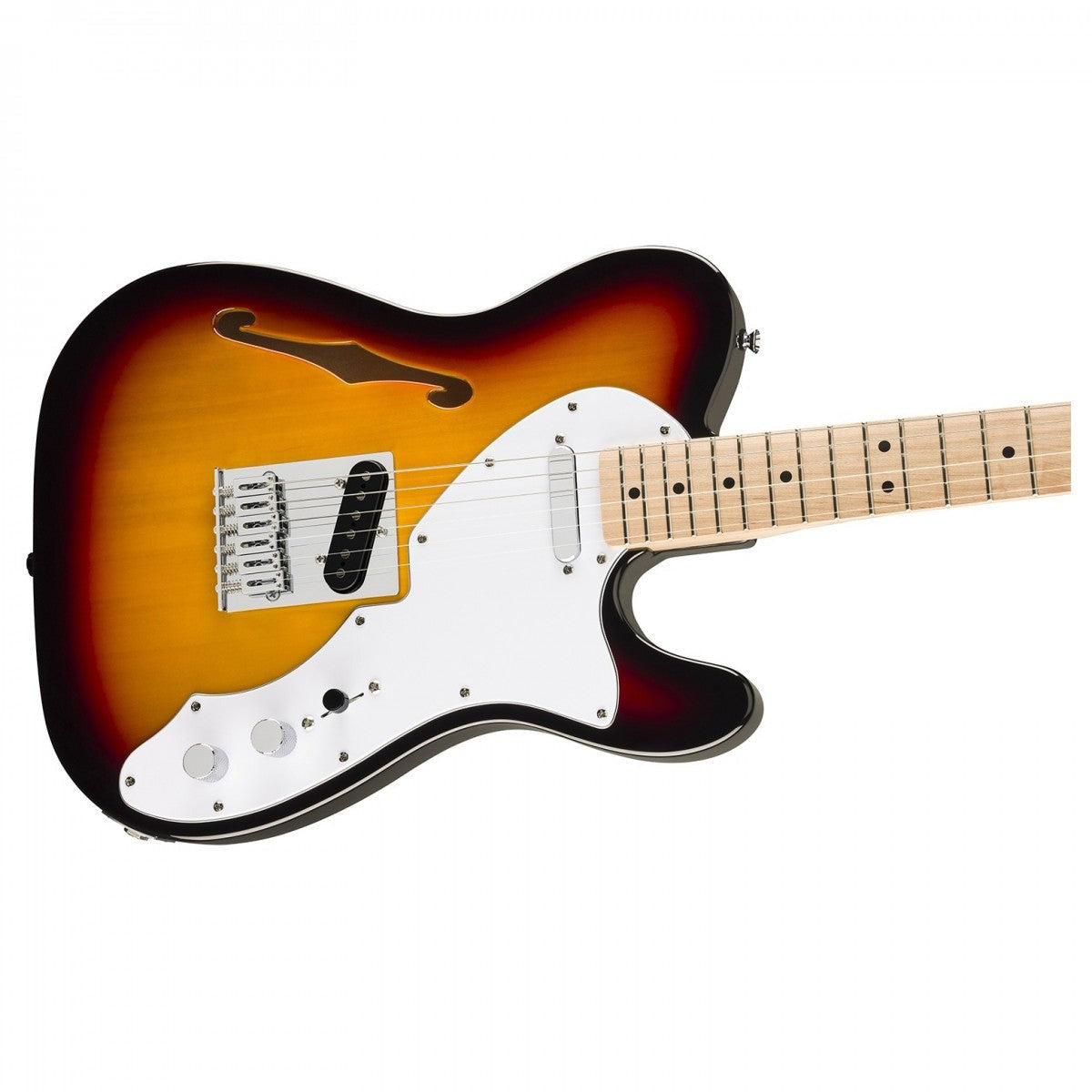 Đàn Guitar Điện Squier Affinity Series Telecaster Thinline, Maple Fingerboard, 3-Color Sunburst, #0378272500