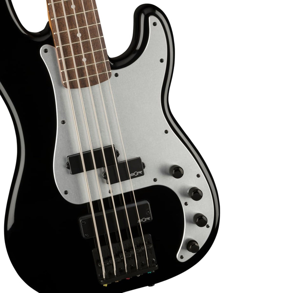Đàn Guitar Bass Squier Contemporary Active Precision Bass PH V, Indian Laurel Fingerboard, Black, #0370491506