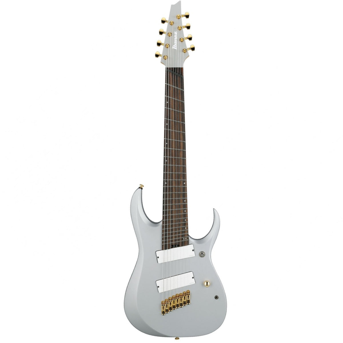 Đàn Guitar Điện Ibanez RGDMS8, HH, 8 Dây, Multi-scale, RGD Axe Design Lab Series, Classic Silver Matte