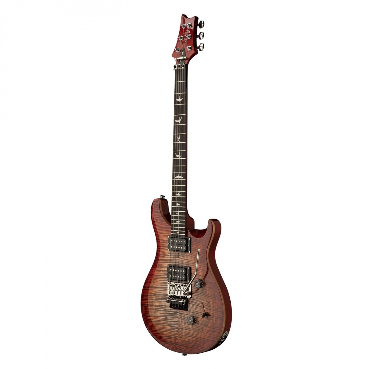 Đàn Guitar Điện PRS SE Custom 24 Floyd Violin Carve Top, Charcoal Cherry Burst