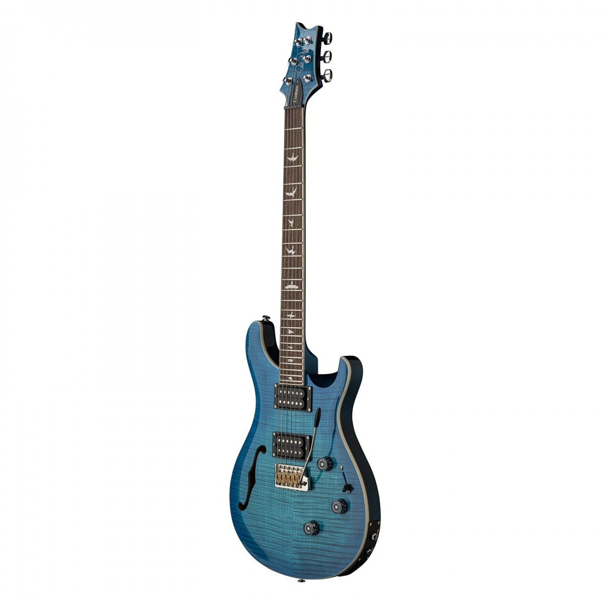 Đàn Guitar Điện PRS SE Custom 24 Semi-Hollowbody Piezo, Lake Blue