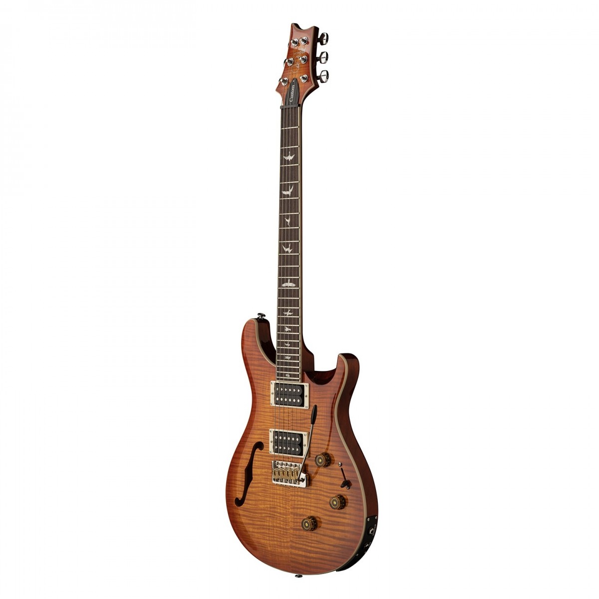 Đàn Guitar Điện PRS SE Custom 24 Semi-Hollowbody Piezo, Vintage Sunburst