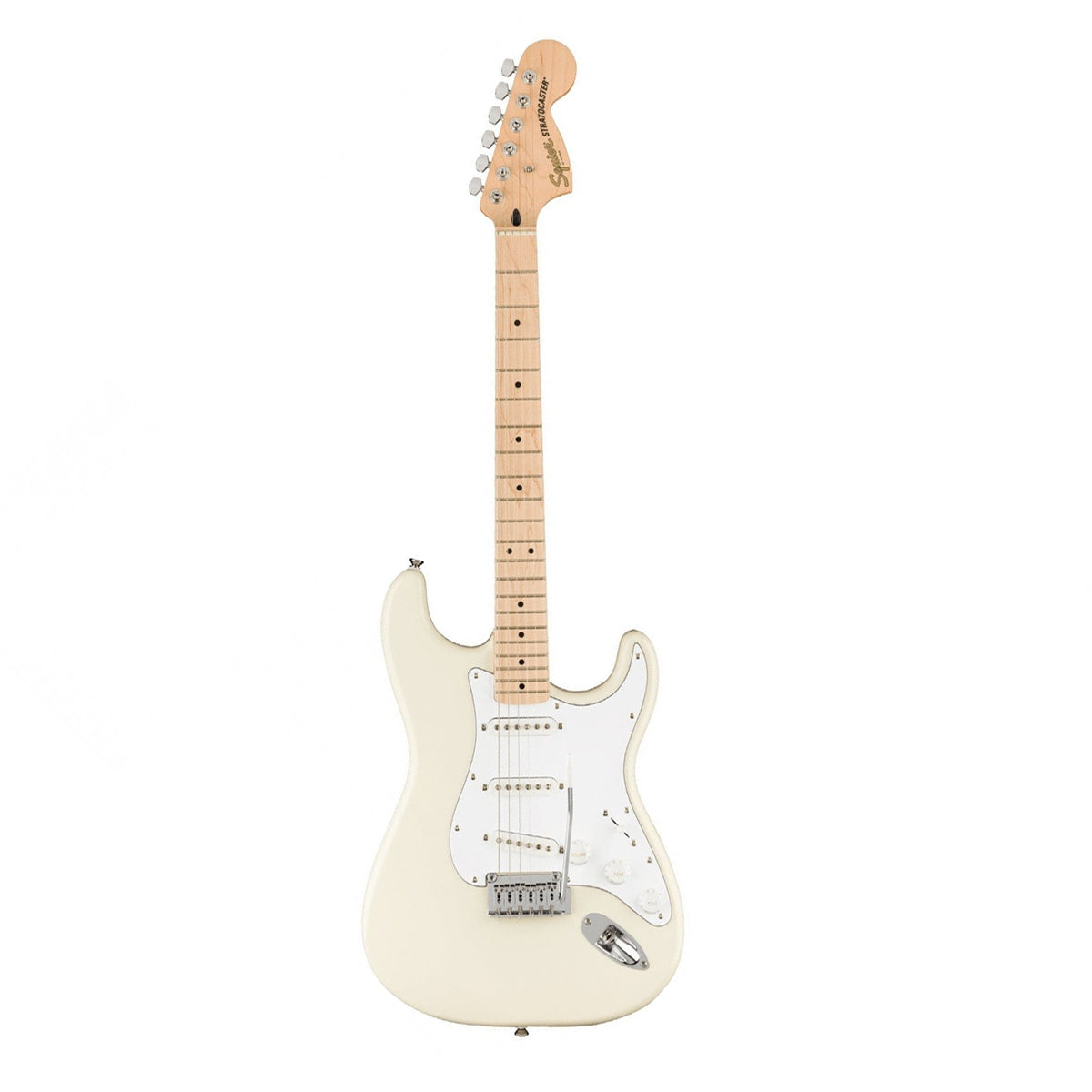 Đàn Guitar Điện Squier Affinity Stratocaster, Maple Fingerboard, Olympic White, #0378002505