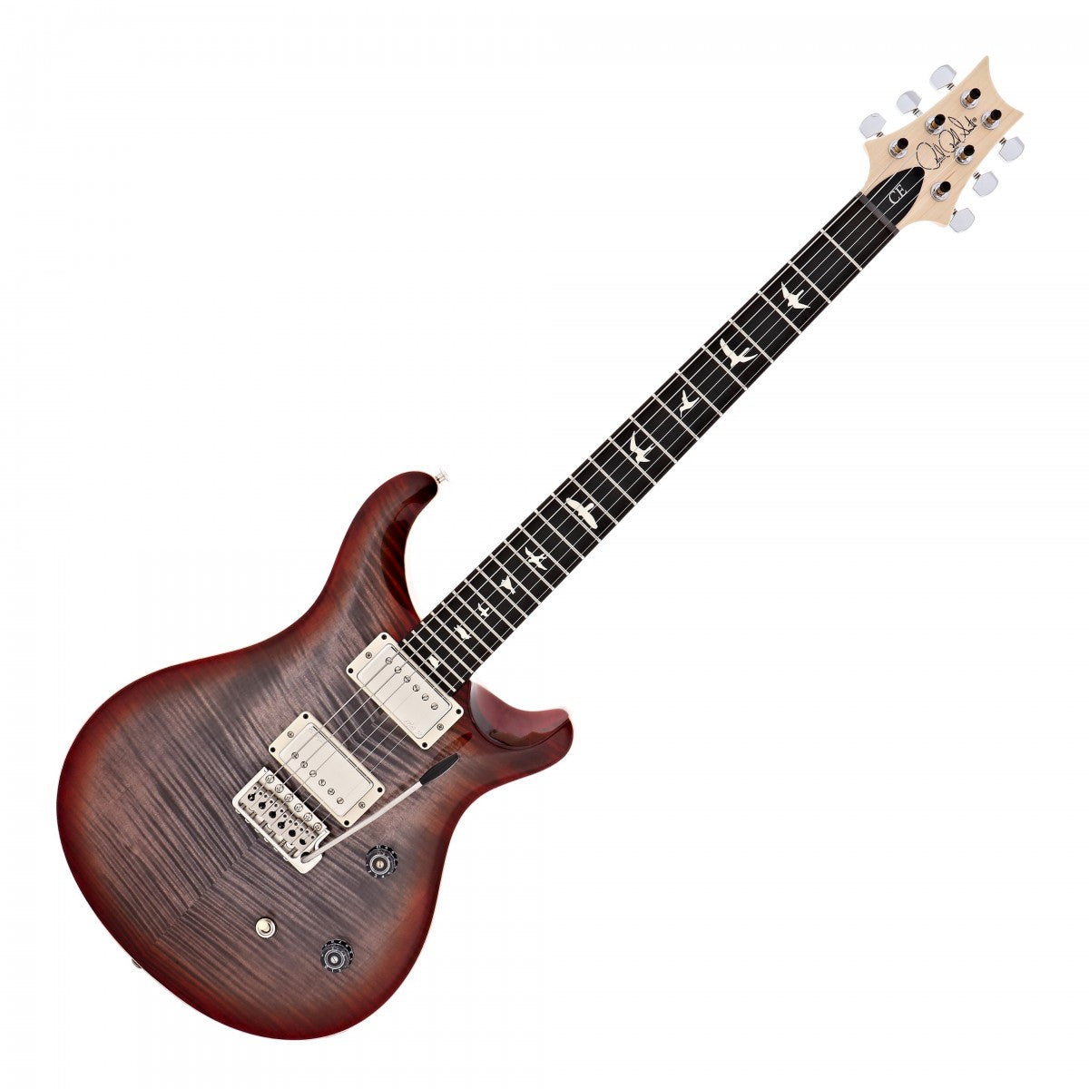 Đàn guitar điện PRS CE24 57/08's Ebony FB, Faded Grey Cherry Burst