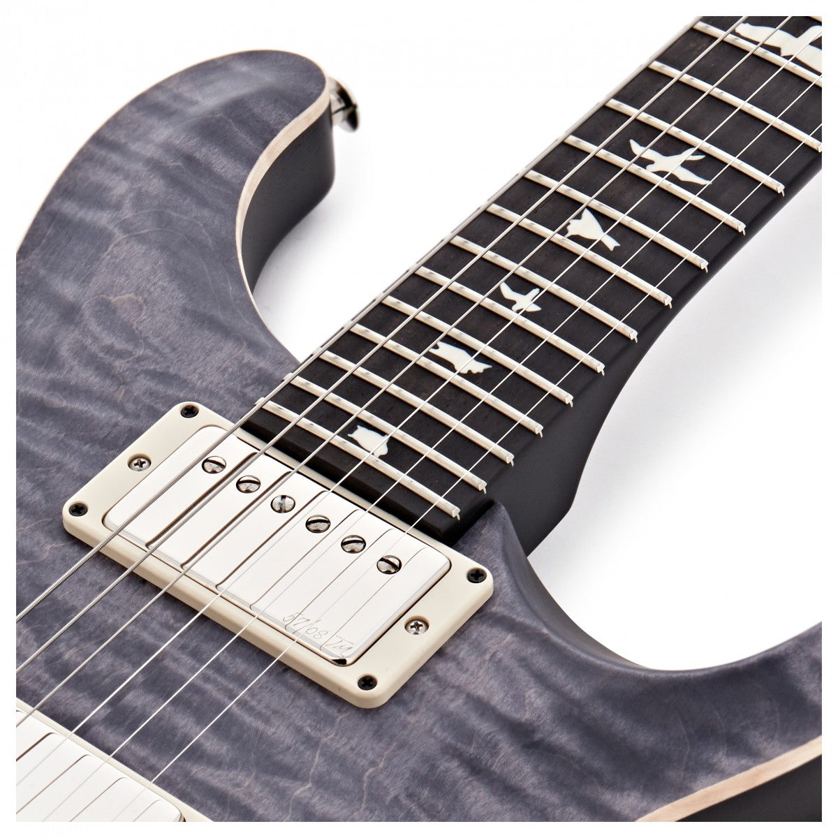 Đàn guitar điện PRS CE24 57/08's Ebony FB, Satin Faded Grey Black
